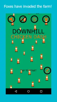 Downhill Chicken Dash Screen Shot 0
