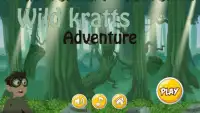 wild adventure kratts run Screen Shot 0