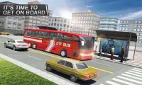 لعبة حافلة لمدينة مدرب: محاكاة Screen Shot 4
