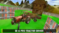 Big truck driving - Farm Tractor Cargo Drive Game Screen Shot 3
