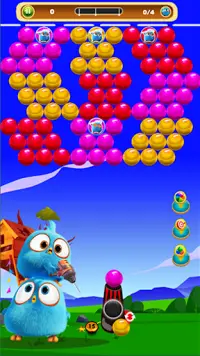Angry Birds Bubble Shooter Color Balls Puzzle Screen Shot 1