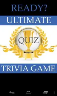 Ultimate Quiz Trivia Game Screen Shot 0
