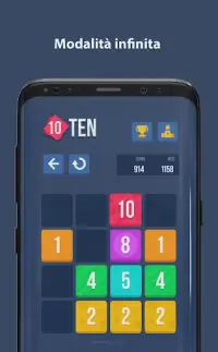 TEN 10 - Puzzle Game senza Wifi Screen Shot 1