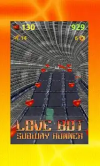 Love Bot Subway Runner 2015 Screen Shot 1