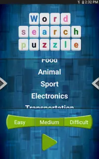 Word search - puzzle Screen Shot 0