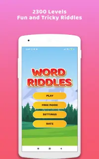 Word Riddles - Free Word Games Screen Shot 0