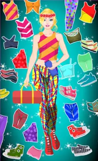 Gym Style - Doll Dress up Games Screen Shot 0