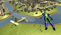 Green Super Ring Hero Crime Battle Screen Shot 18