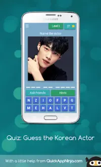 Quiz: Guess the Korean Actor Screen Shot 2