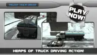 Frozen Highway Truck Driver 3D Screen Shot 3