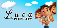 Luca Pixel Art Coloring Games Screen Shot 0