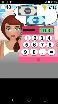 Shopping mall cashier jogo Screen Shot 4