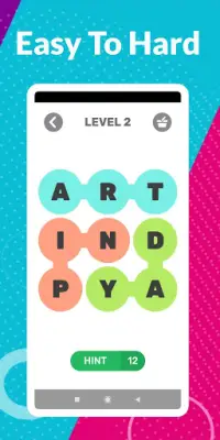 Find The Words - English Words Puzzle Game Screen Shot 1