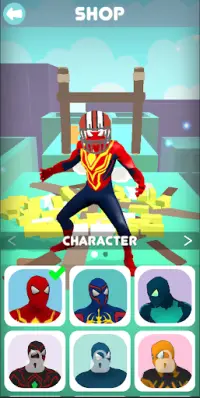 Super Hero Run - Spider Breaker Screen Shot 2