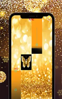 Gold Glitter ButterFly Piano Music Tiles  🎹 Screen Shot 1