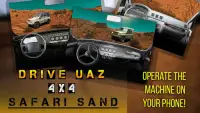 Drive UAZ 4x4 Safari Sand Screen Shot 1