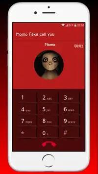 Creepy Momo  Fake Call  And Video Call Joke Screen Shot 2