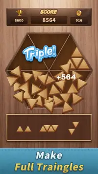 Woody Trigon Block Puzzle Game Screen Shot 5