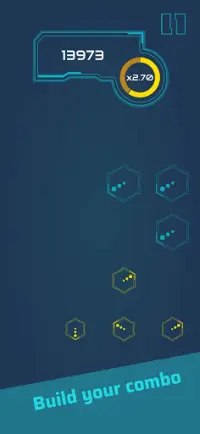 Hexagon Combo - Arcade Game Screen Shot 2
