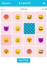 Emoji-Memory - kostenlos spielen & Geld verdienen Screen Shot 2