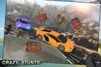 Free Fall Jungle Mega Car Ramps 3D Stunts Screen Shot 2