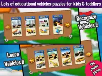 Vehicles Peg Puzzles for Kids Screen Shot 3