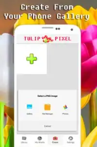 Color de la flor del tulipán por número: Pixel Art Screen Shot 6