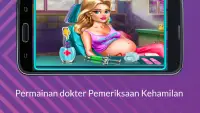 Permainan dokter Pemeriksaan Kehamilan dokter mom Screen Shot 3