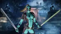 Superhero Dead Lady Dual Sword Fighting Pool Arena Screen Shot 14