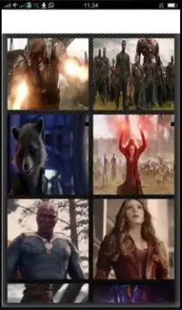 Avengers Infinity War Puzzle Games Screen Shot 2