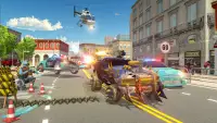 Police car chaser: racing war games 2021 Screen Shot 1