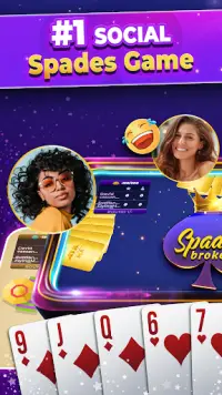 VIP Spades - Online Card Game Screen Shot 1