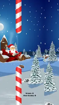 Flappy Santa Copter Screen Shot 1