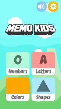 Memo Kids - Memory game for kids Screen Shot 1