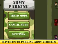 Army Truck War Tank Parking Screen Shot 1