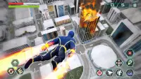 Light Speed Hero Rescue City : Flying Rope Hero 3d Screen Shot 1