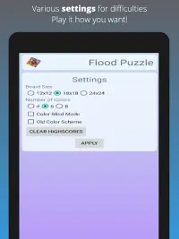Flood Puzzle Game - Brain Game Screen Shot 11