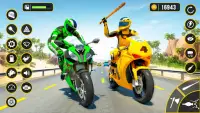 мотоцикл атакующая гонка игры Screen Shot 1