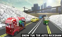 Snow Tuk Tuk Auto Rickshaw 3D Screen Shot 0