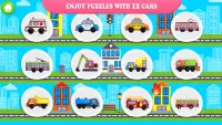 Puzzles de coches para niños Screen Shot 9