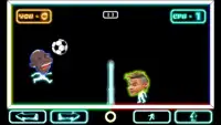 Glow Head Soccer Screen Shot 1