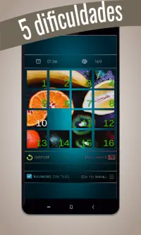 Desafio de Puzzle Deslizante Screen Shot 2