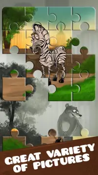 Zoo Animals-Children Puzzles Screen Shot 1