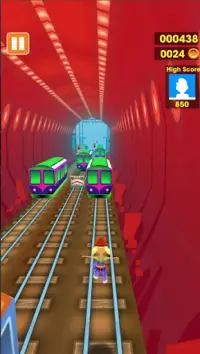 Subway Train Track - Endless Surf Run Fun Screen Shot 2