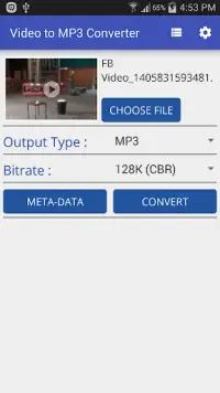Video to MP3 Converter Screen Shot 1