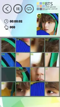 BTS Sliding Puzzle Screen Shot 4