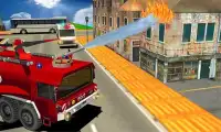Real Robot Пожарный грузовик: Робот супер грузовик Screen Shot 1