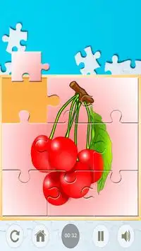 Fruit Jigsaw Puzzle For Kids Screen Shot 1