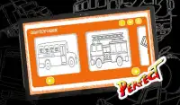 Big Vehicle Bus Truck Coloring Game For Kids Screen Shot 1