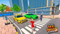 Grand Taxi Drive Simulator: Modern Taxi Games 2021 Screen Shot 4